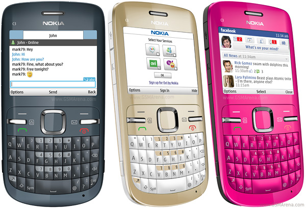 Nokia c2 02 chat facebook