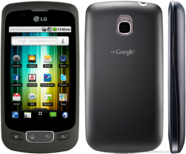 LG Optimus P500: Loganul Android