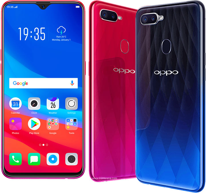 exam details fingerprint specifications Oppo features full smartphone and F9