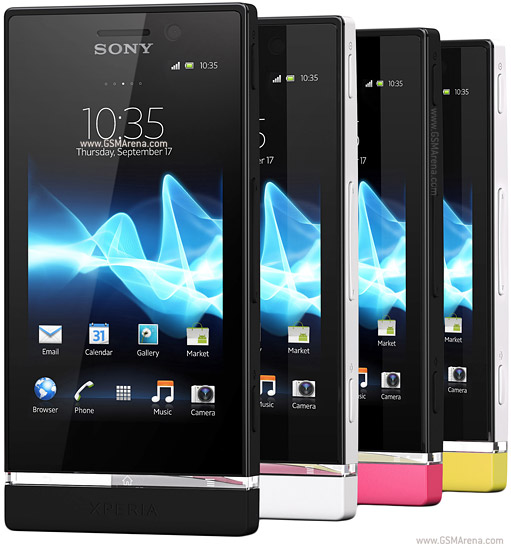 Sony Xperia U pictures, official photos